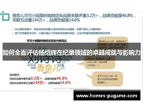 如何全面评估杨绍辉在纪录领域的卓越成就与影响力