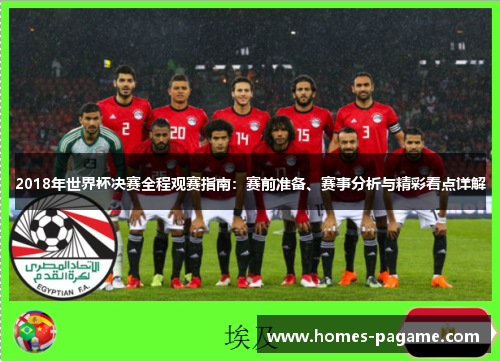 2018年世界杯决赛全程观赛指南：赛前准备、赛事分析与精彩看点详解